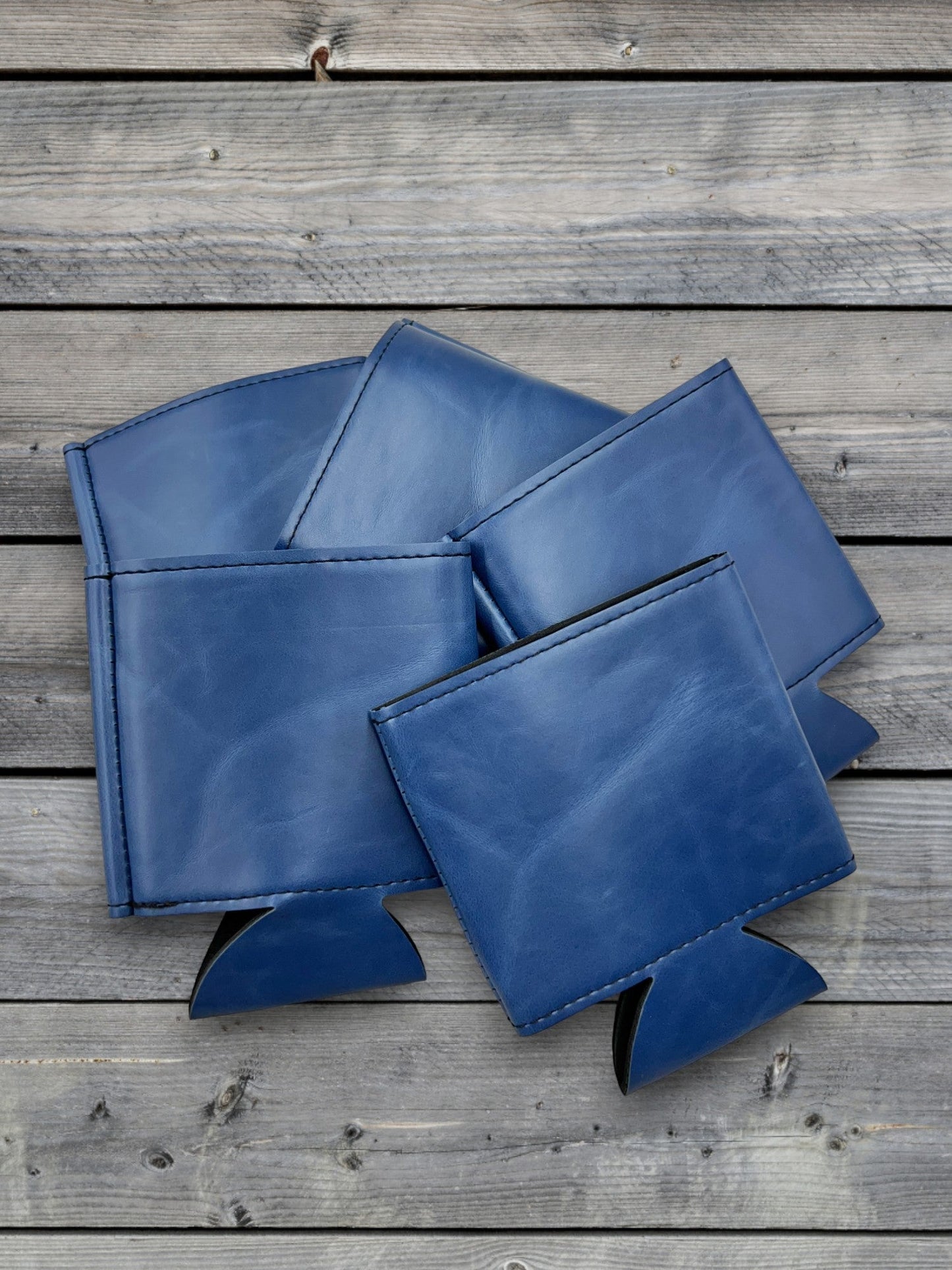 Heritage Collection: Indigo Durra - Bull Premium Leatherette® Sheets (12x24) - #LoneStar Adhesive#