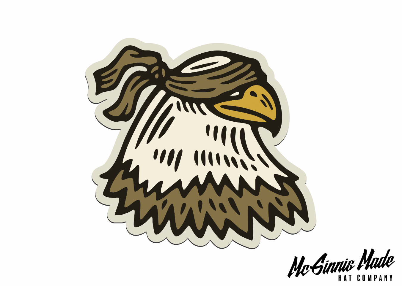 "Hero Eagle" UV Printed Patches - LoneStar Adhesive