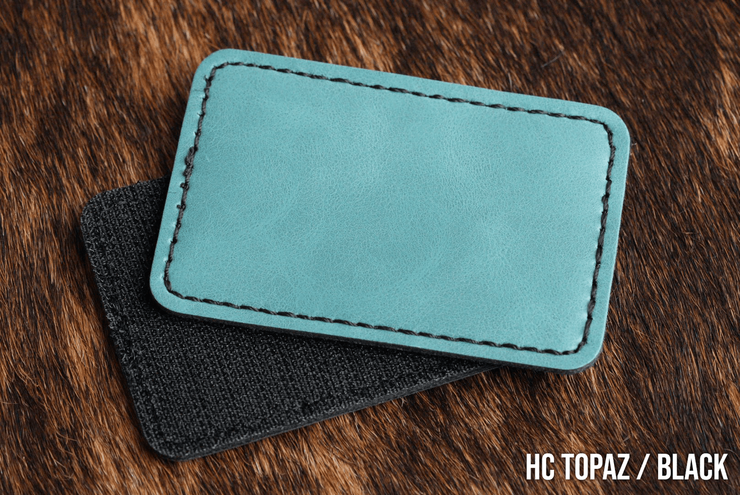 Hook & Loop Premium Leatherette® Patches - 2"x3" Rectangle - LoneStar Adhesive