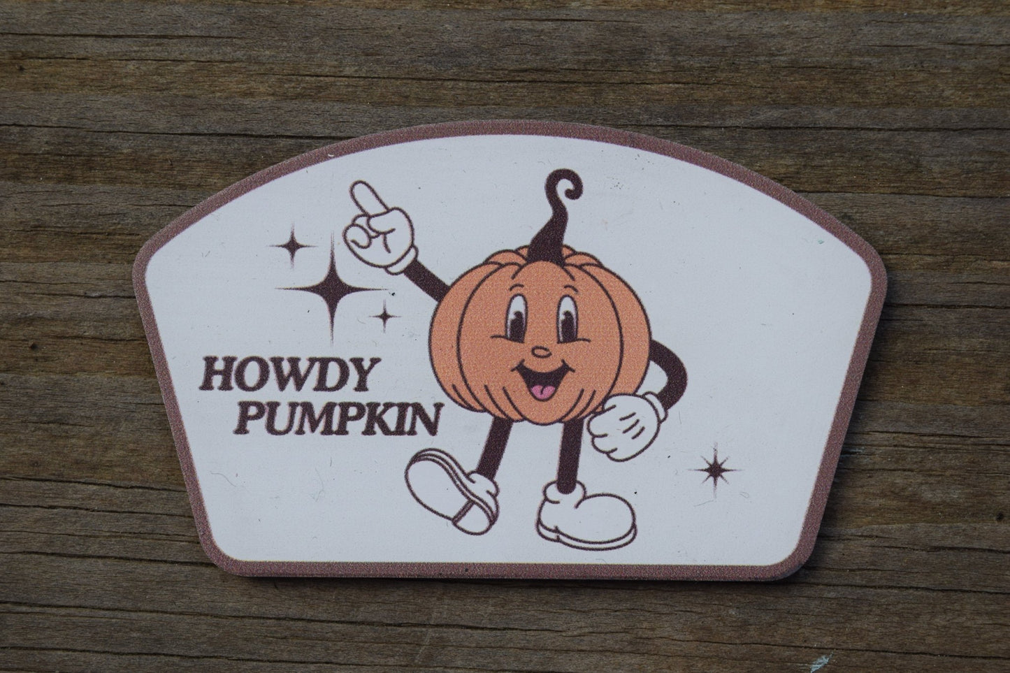 "Howdy Pumpkin" UV Printed Patches - LoneStar Adhesive