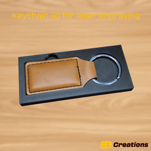 Keychain jig for laser engraving - LoneStar Adhesive