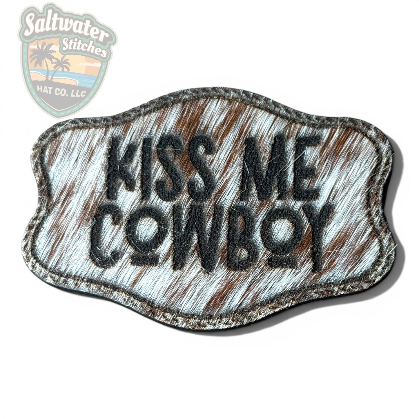 Kiss Me Cowboy Buckle - Collective - LoneStar Adhesive