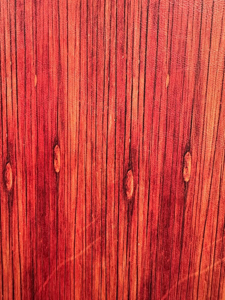 Lonestar Leatherette UV Printed Red Wood Pattern - #LoneStar Adhesive#