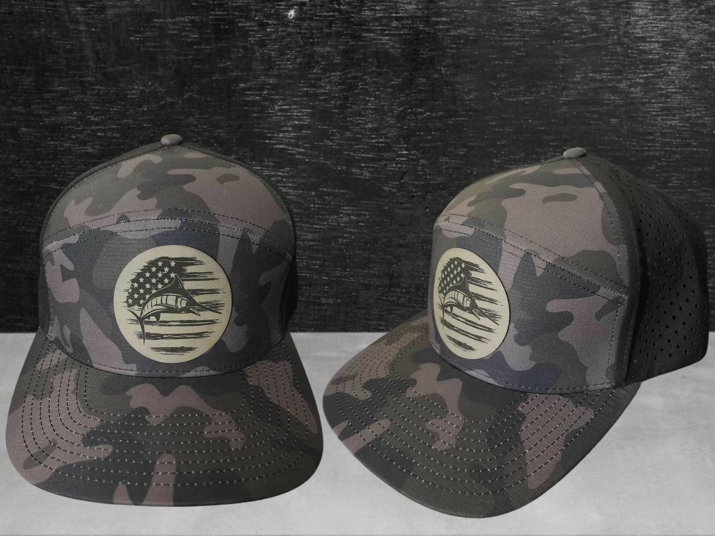 Marlin Distressed American Flag - #LoneStar Adhesive#