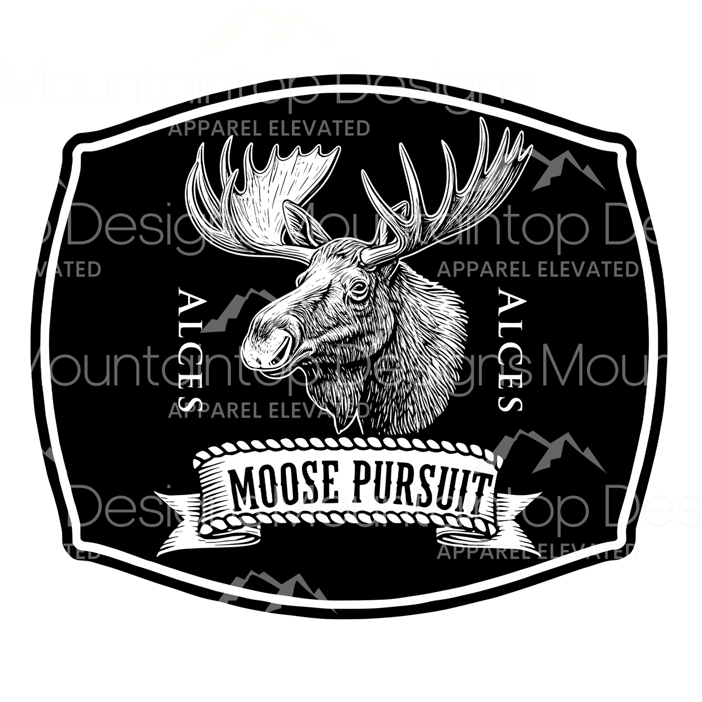 Moose Pursuit SVG - LoneStar Adhesive