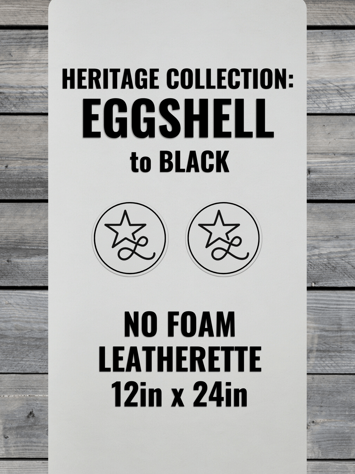 No-Foam faux leather panels by LoneStar Adhesive – 12x24in, 0.8mm thick laser-ready sheets, backed with Durra-Bull adhesive, ideal for engraving and machine-washable apparel like beanies
