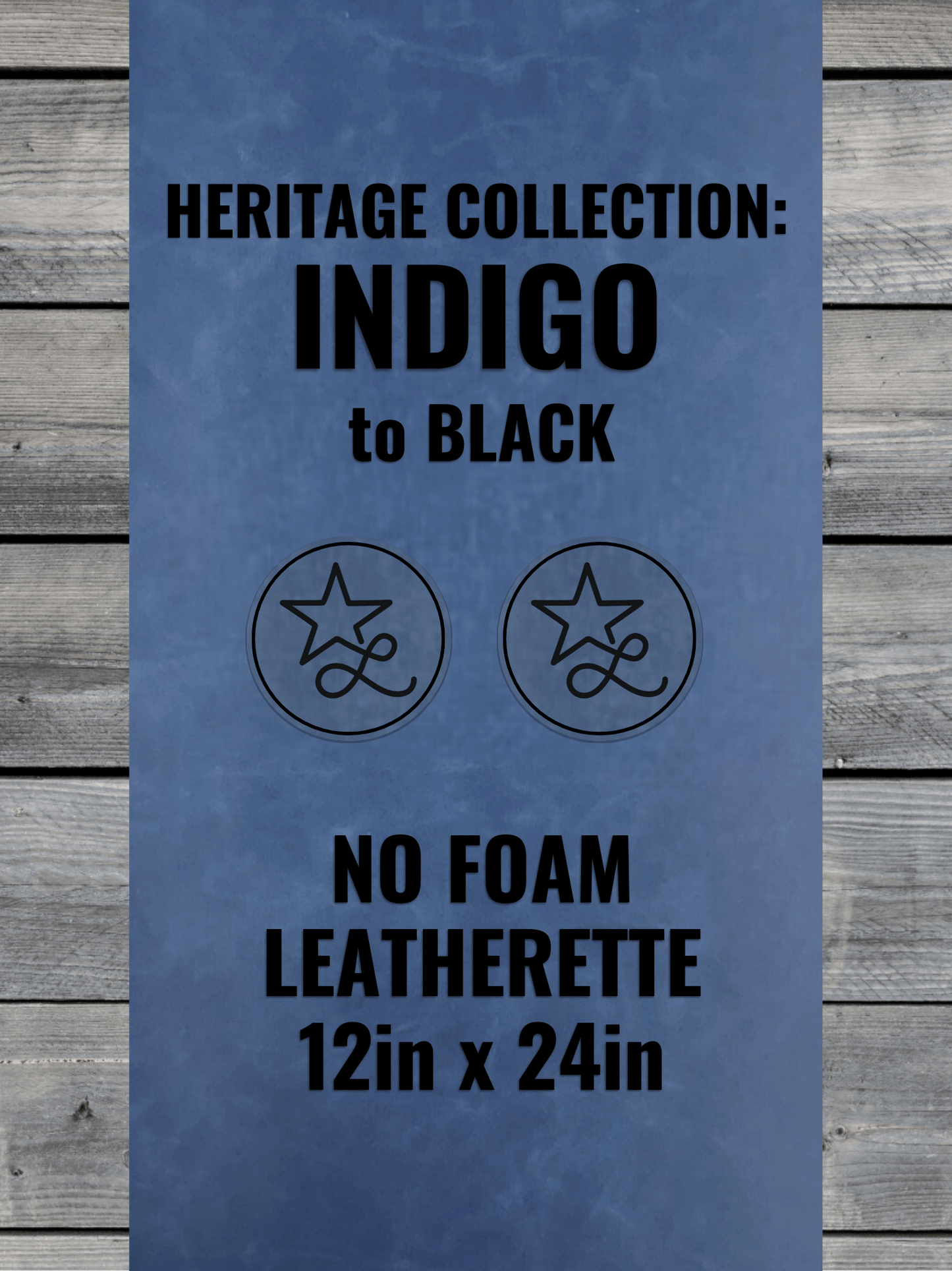 No-Foam faux leather panels by LoneStar Adhesive – 12x24in, 0.8mm thick laser-ready sheets, backed with Durra-Bull adhesive, ideal for engraving and machine-washable apparel like beanies