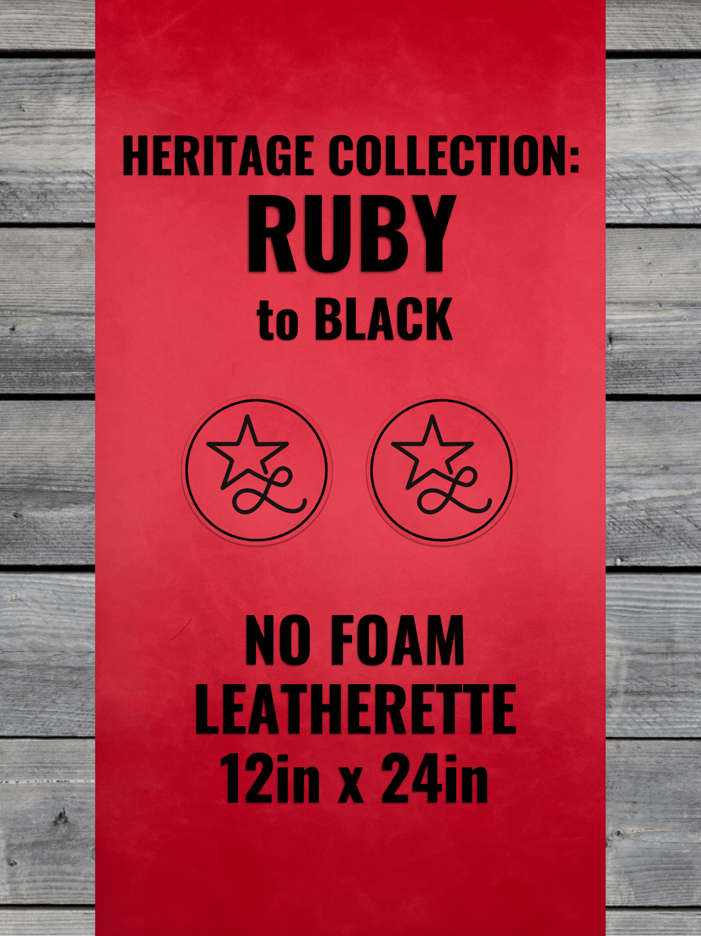 No-Foam faux leather panels by LoneStar Adhesive – 12x24in, 0.8mm thick laser-ready sheets, backed with Durra-Bull adhesive, ideal for engraving and machine-washable apparel like beanies