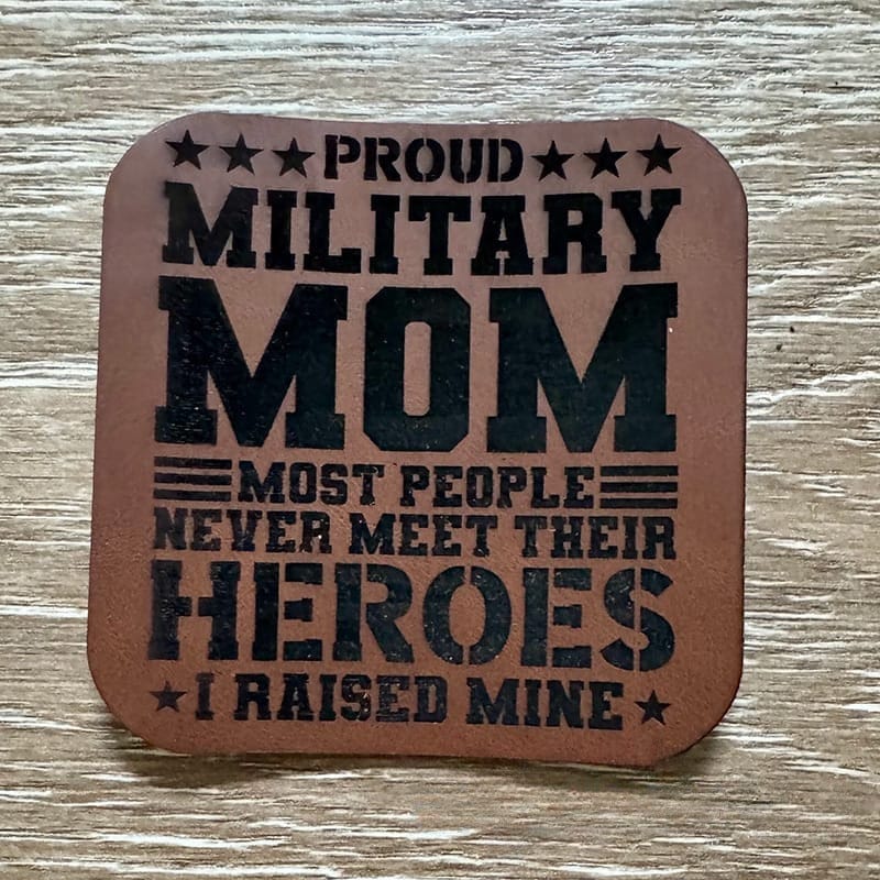 My Hero Iron-On Leatherette Patch