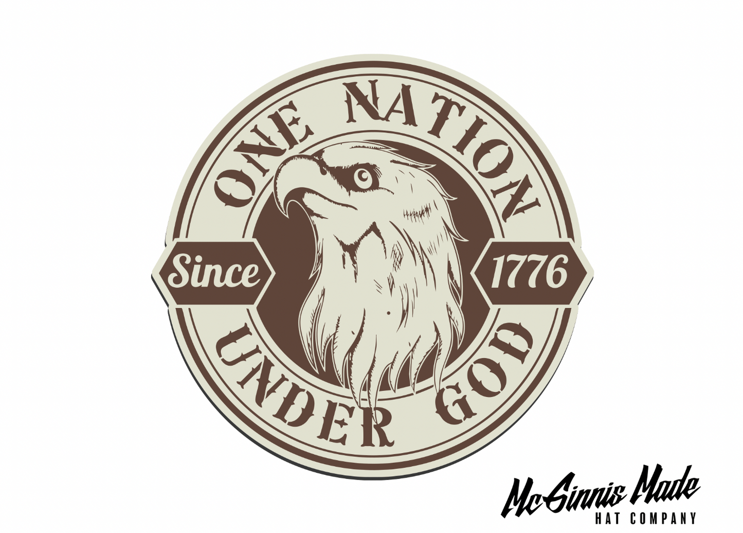 "One Nation Under God" UV Printed Patches - LoneStar Adhesive