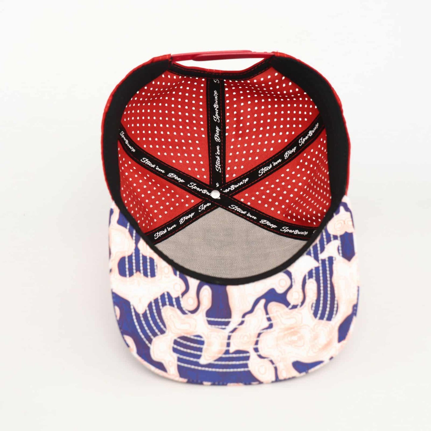 red white blue topo red back - LoneStar Adhesive