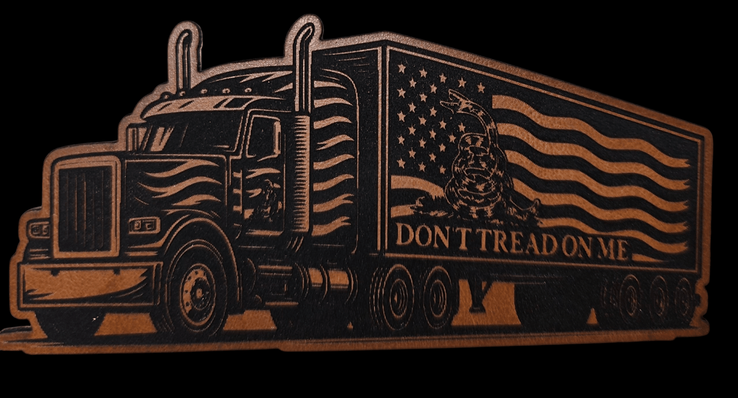 Rig With Don't Tread On Me Flag - LoneStar Adhesive