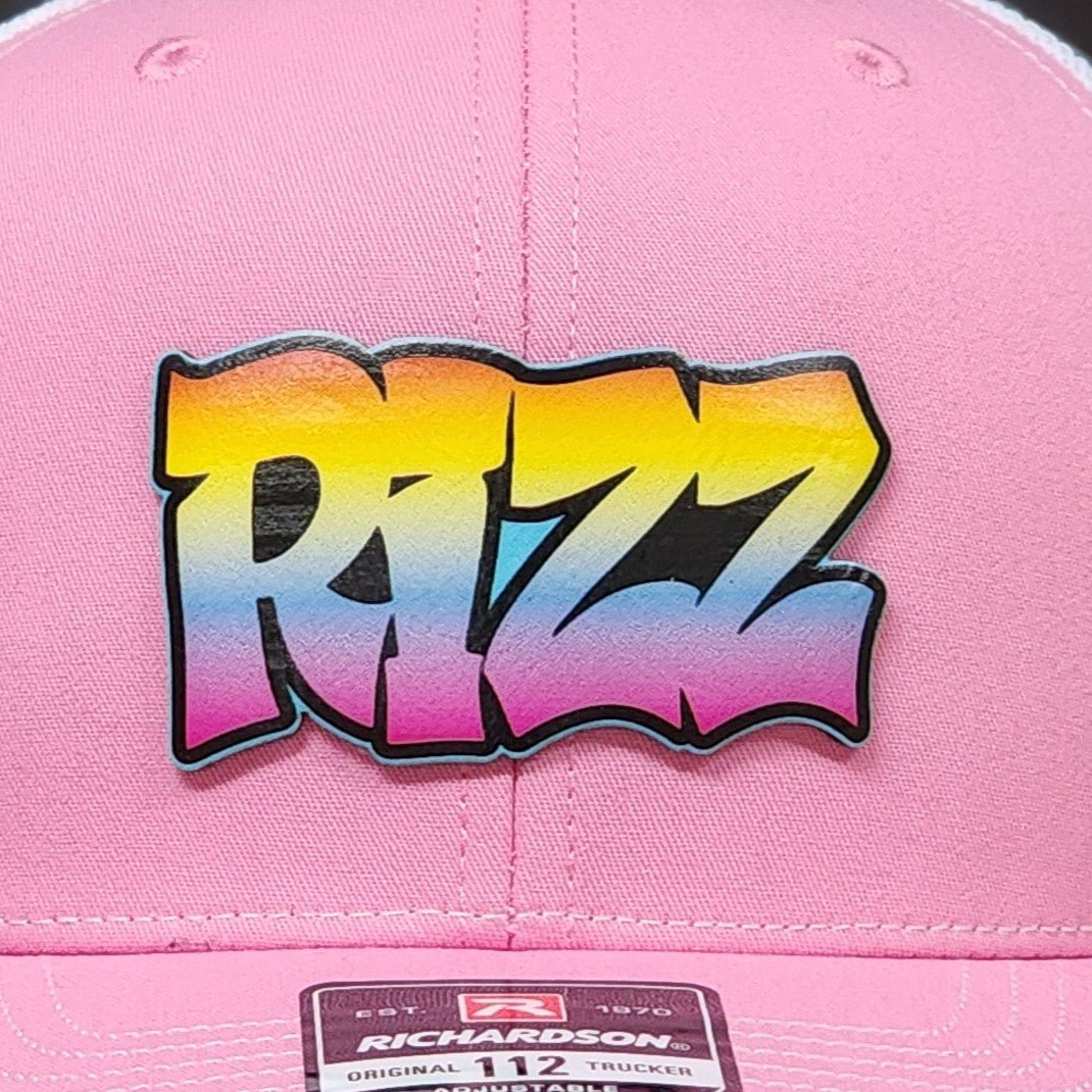 RIZZ Street Style UV Printed Leatherette Hat Patch - MR01 - LoneStar Adhesive