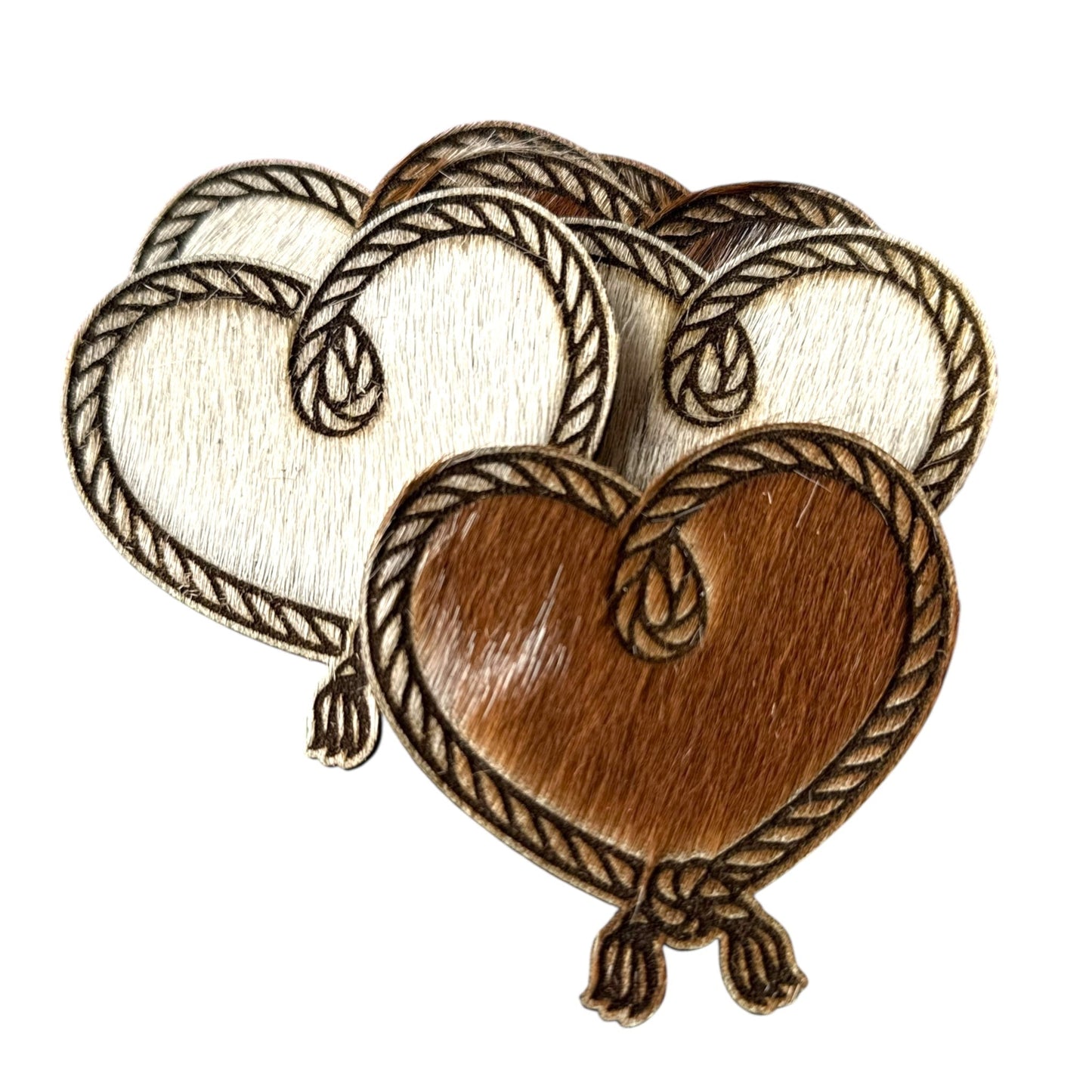 Rope Heart Blanks - LoneStar Adhesive