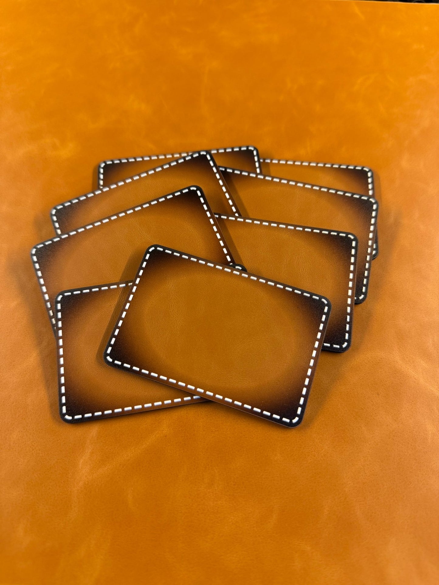 Stained and Stiched Patch - Rectangle - LoneStar Adhesive