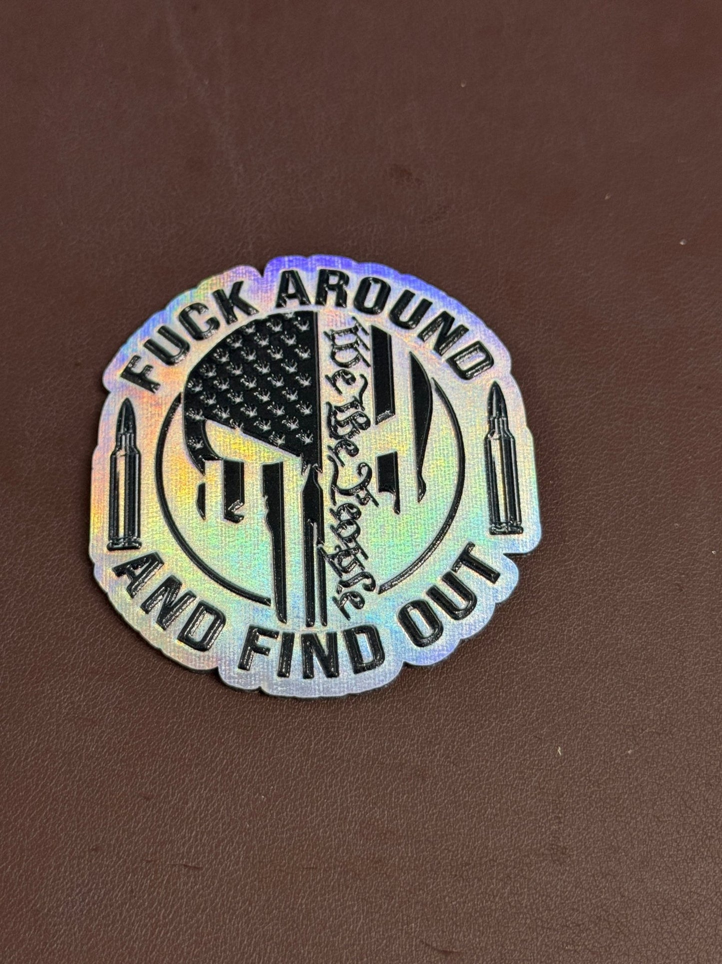 Texture Built FAFO Bullets UV Printed Patches - LoneStar Adhesive