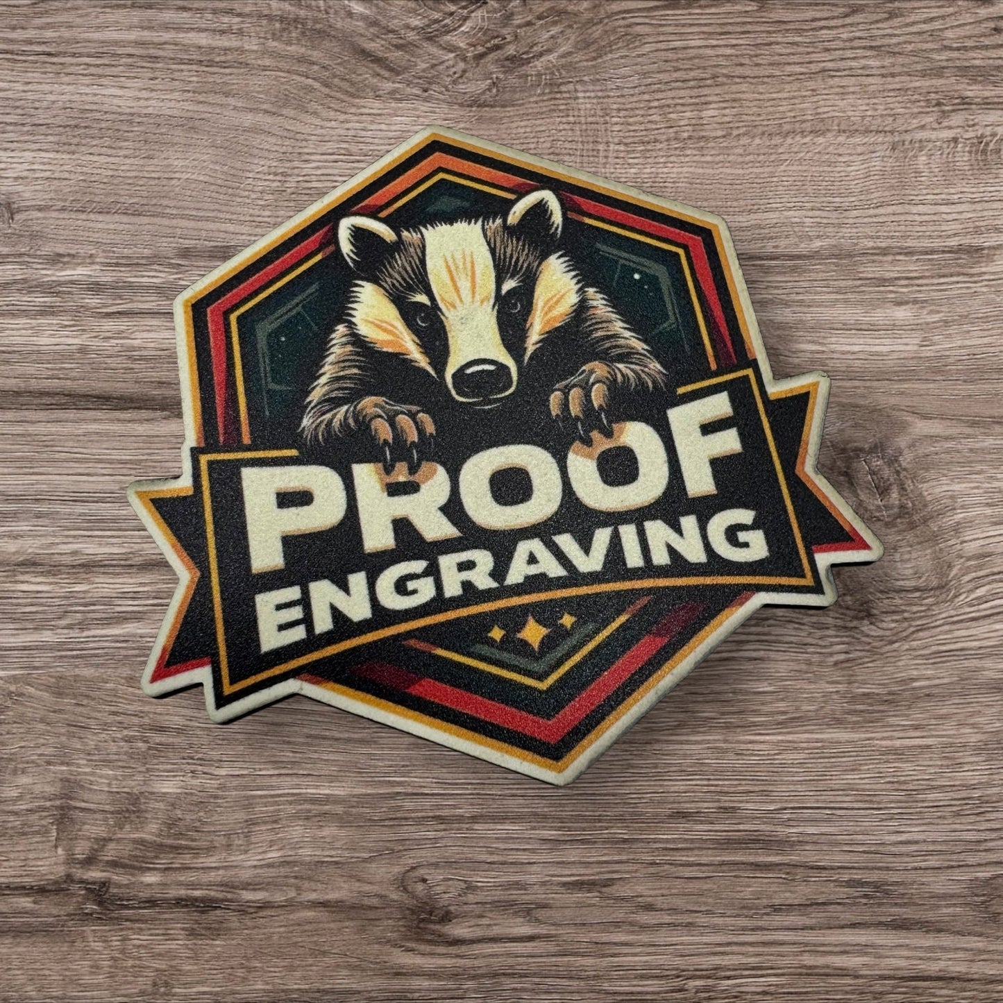 UV Printed Leatherette Patches - #LoneStar Adhesive#