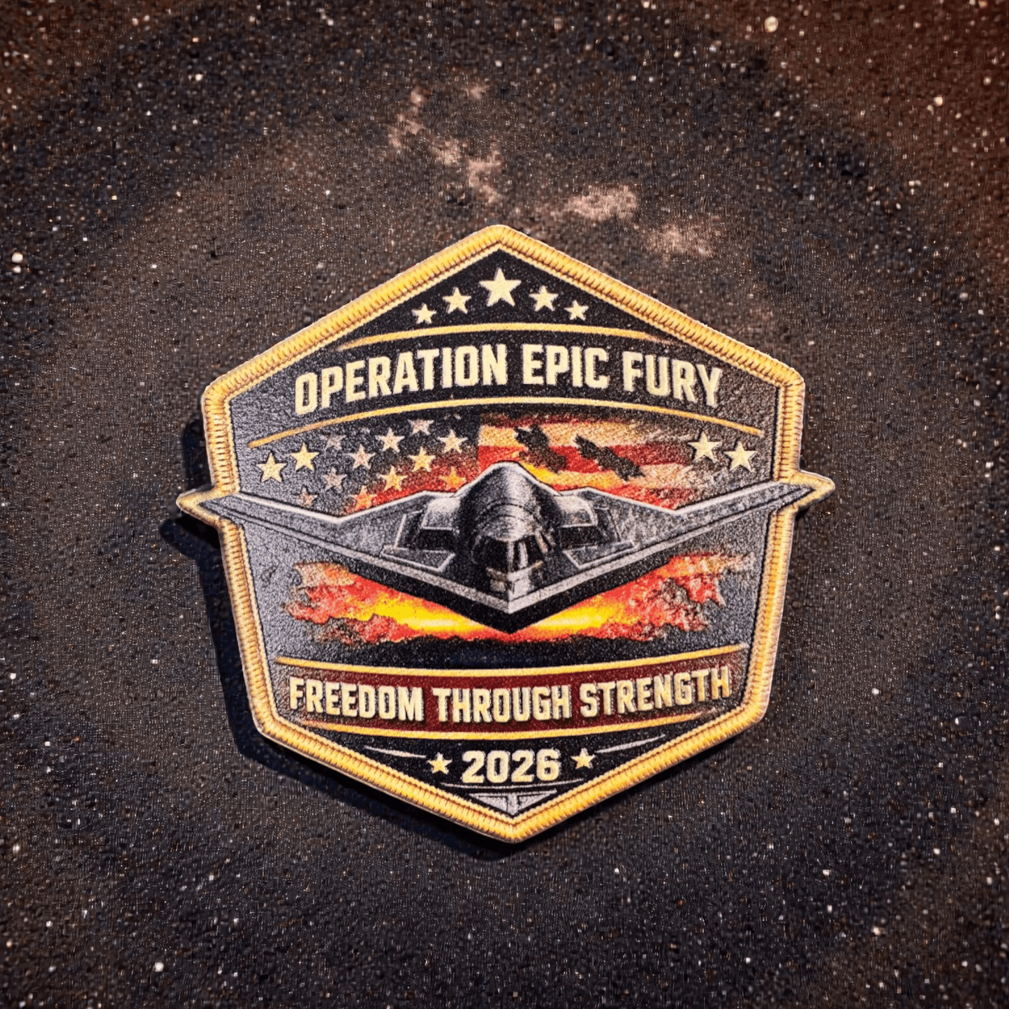 UV Printed Leatherette Patches - Patriotic & 2A Designs - LoneStar Adhesive