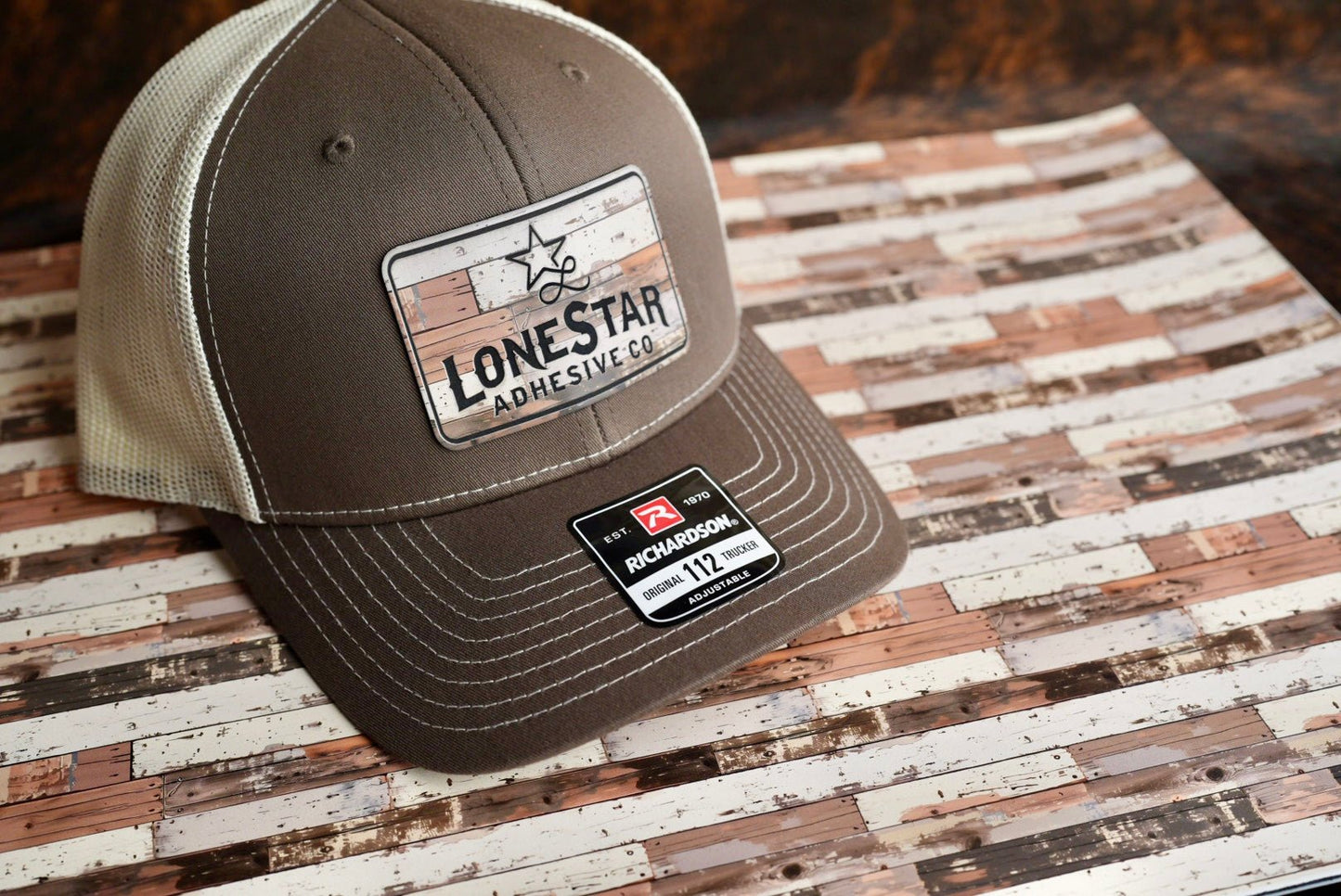 UV Printed Premium Leatherette® Sheets (12x24) - Farmhouse - #LoneStar Adhesive#