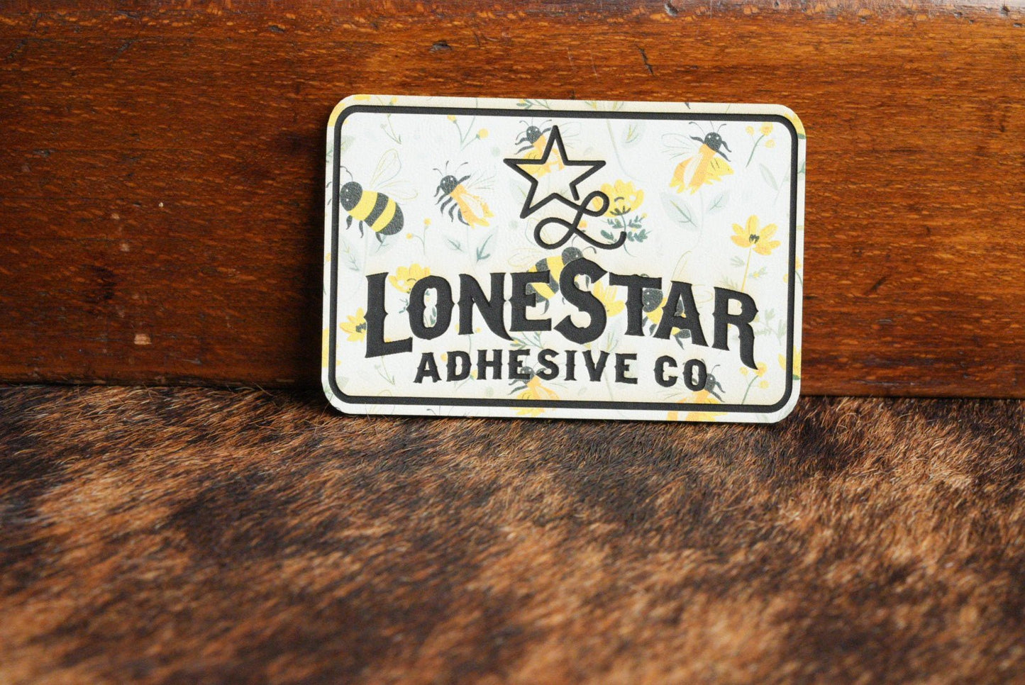 UV Printed Premium Leatherette® Sheets (12x24) - Honey Bee Garden - LoneStar Adhesive