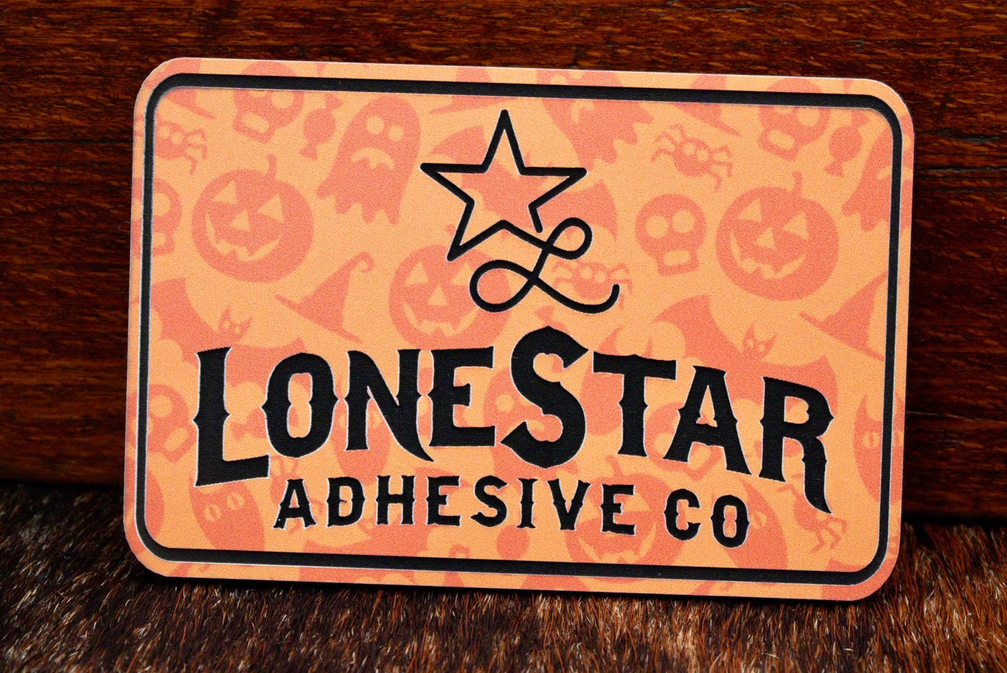 UV Printed Premium Leatherette® Sheets (12x24) - Pumpkin Pop - LoneStar Adhesive