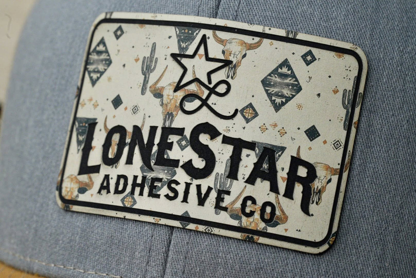 UV Printed Premium Leatherette® Sheets (12x24) - Sonoran Stampede - LoneStar Adhesive