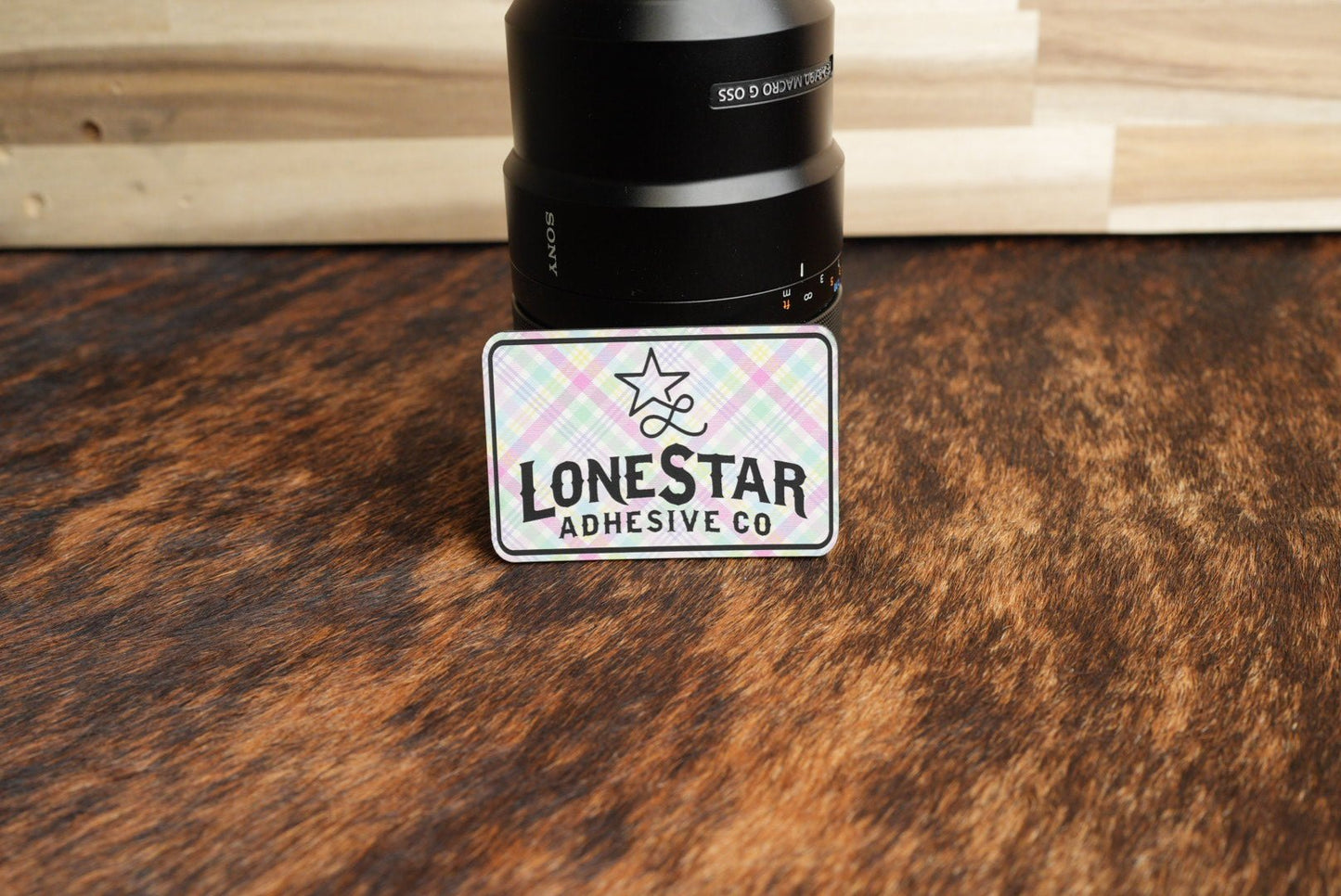 UV Printed Premium Leatherette® Sheets (12x24) - Spring Plaid - LoneStar Adhesive