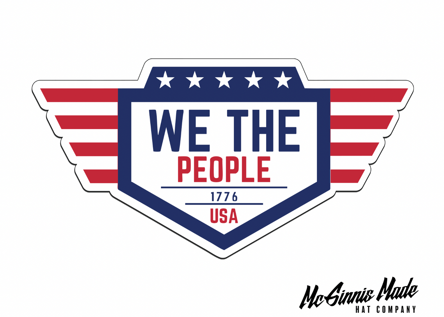 "We the People" UV Printed Patches - LoneStar Adhesive
