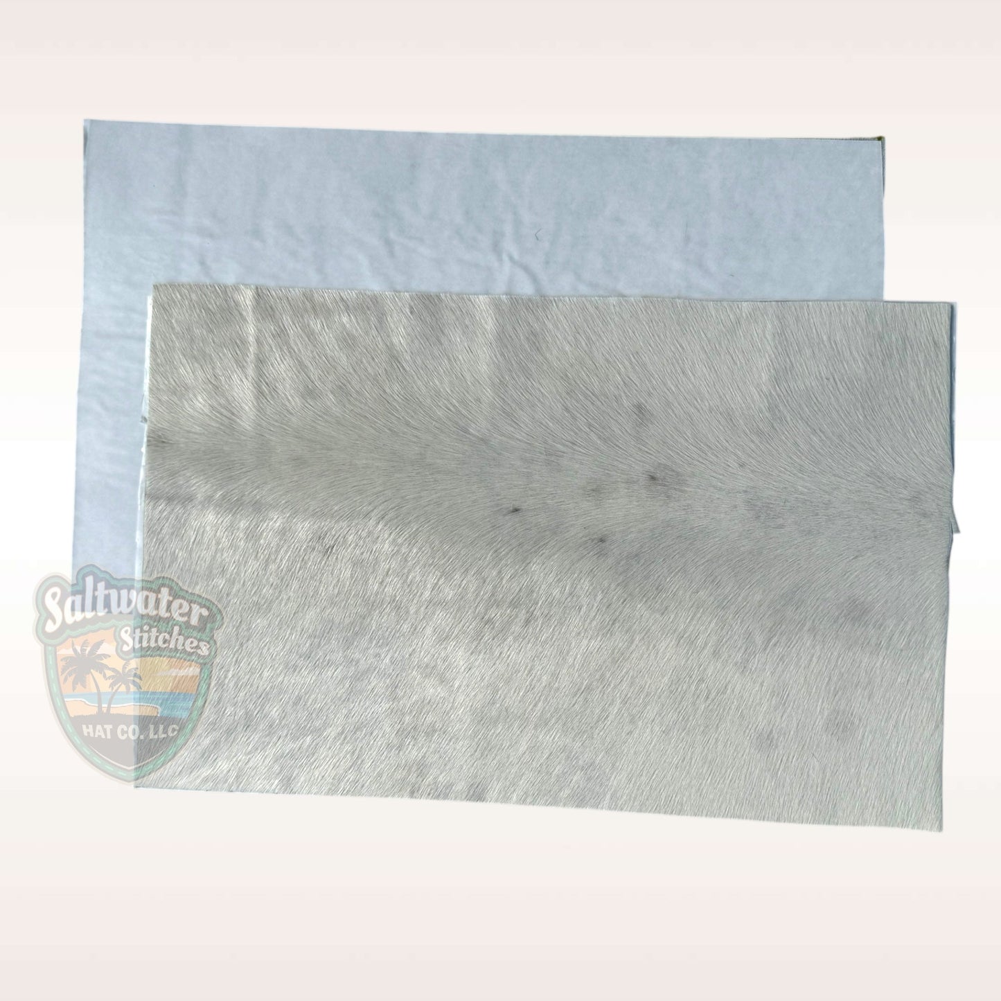 White Cowhide Panel - LoneStar Adhesive