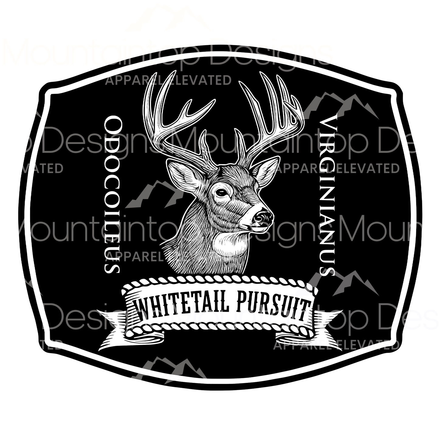 Whitetail Pursuit SVG - LoneStar Adhesive