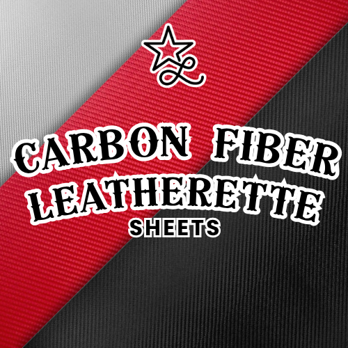 Carbon Fiber Premium Leatherette® Sheets - Lone Star Adhesive