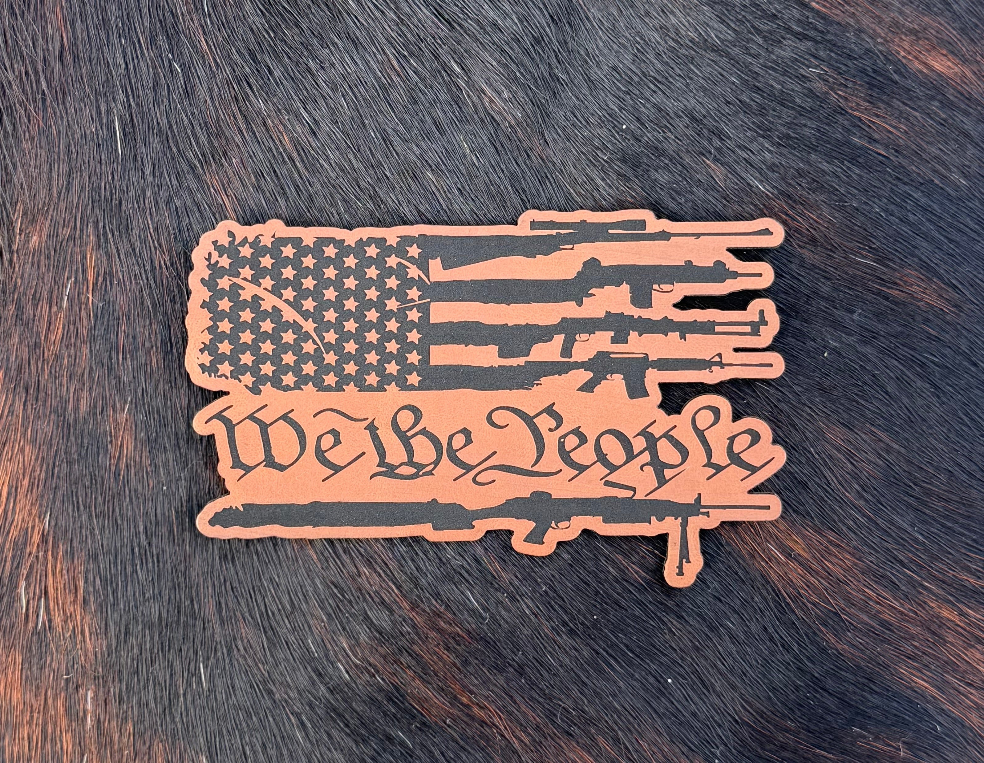 Engraved We The People Patch – Lone Star Adhesive