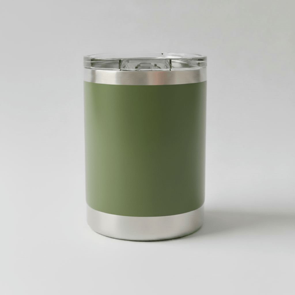 10oz Lowball Tumbler - Army Green - LoneStar Adhesive