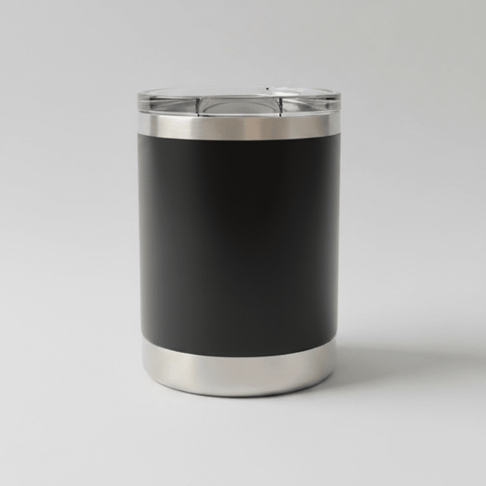 10oz Lowball Tumbler - Black - LoneStar Adhesive