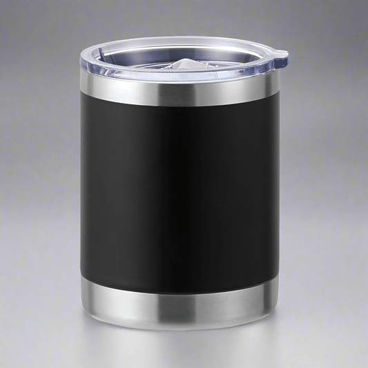 10oz Lowball Tumbler - Black - LoneStar Adhesive