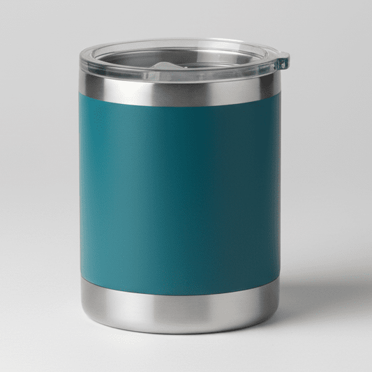 10oz Lowball Tumbler - Midnight Green - LoneStar Adhesive