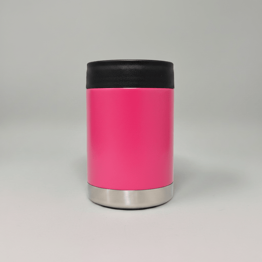 12oz Can Cooler - Hot Pink - LoneStar Adhesive