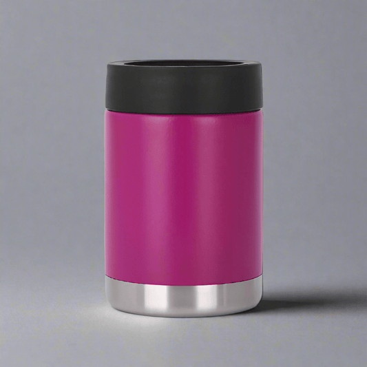 12oz Can Cooler - Magenta - LoneStar Adhesive