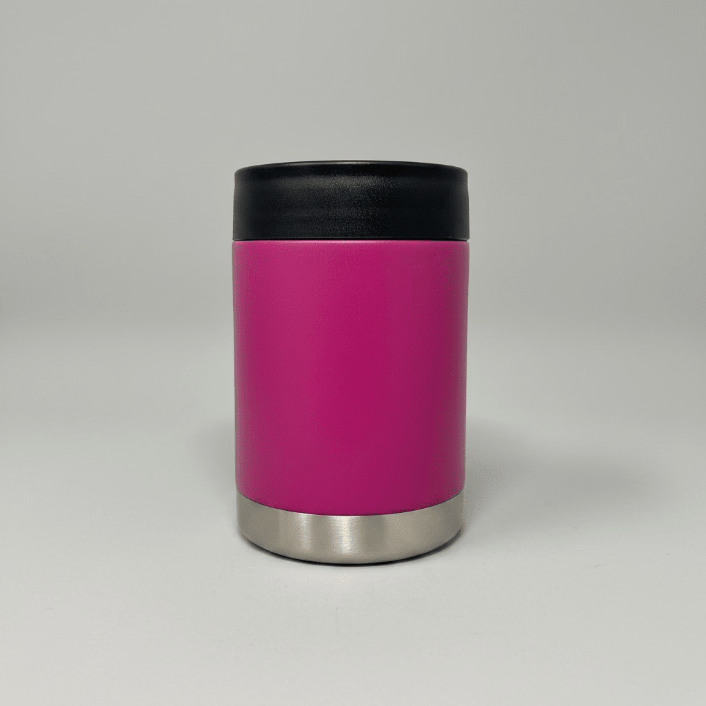 12oz Can Cooler - Magenta - LoneStar Adhesive