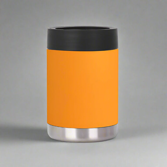 12oz Can Cooler - Orange - LoneStar Adhesive