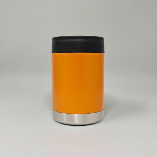 12oz Can Cooler - Orange - LoneStar Adhesive