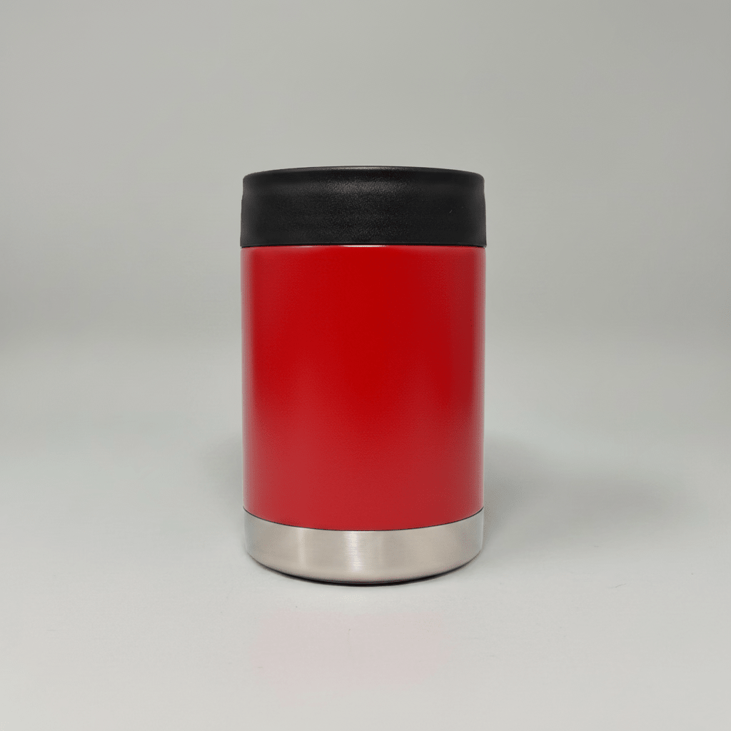 12oz Can Cooler - Red - LoneStar Adhesive
