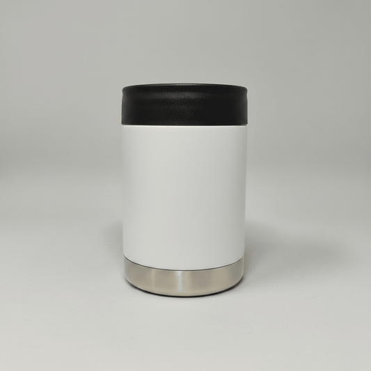 12oz Can Cooler - White - LoneStar Adhesive