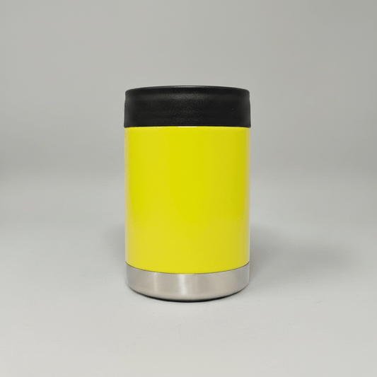 12oz Can Cooler - Yellow - LoneStar Adhesive