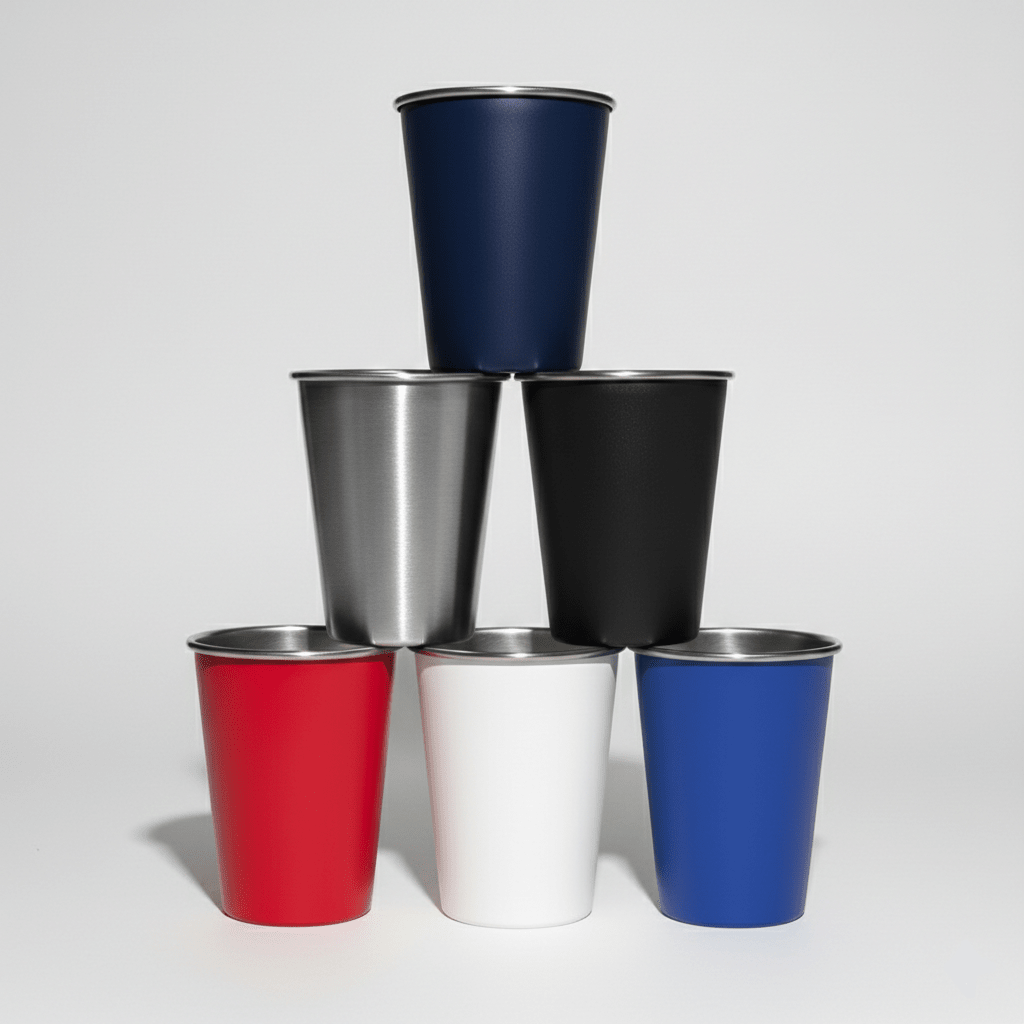 12oz Stainless Steel Party Cup - LoneStar Adhesive