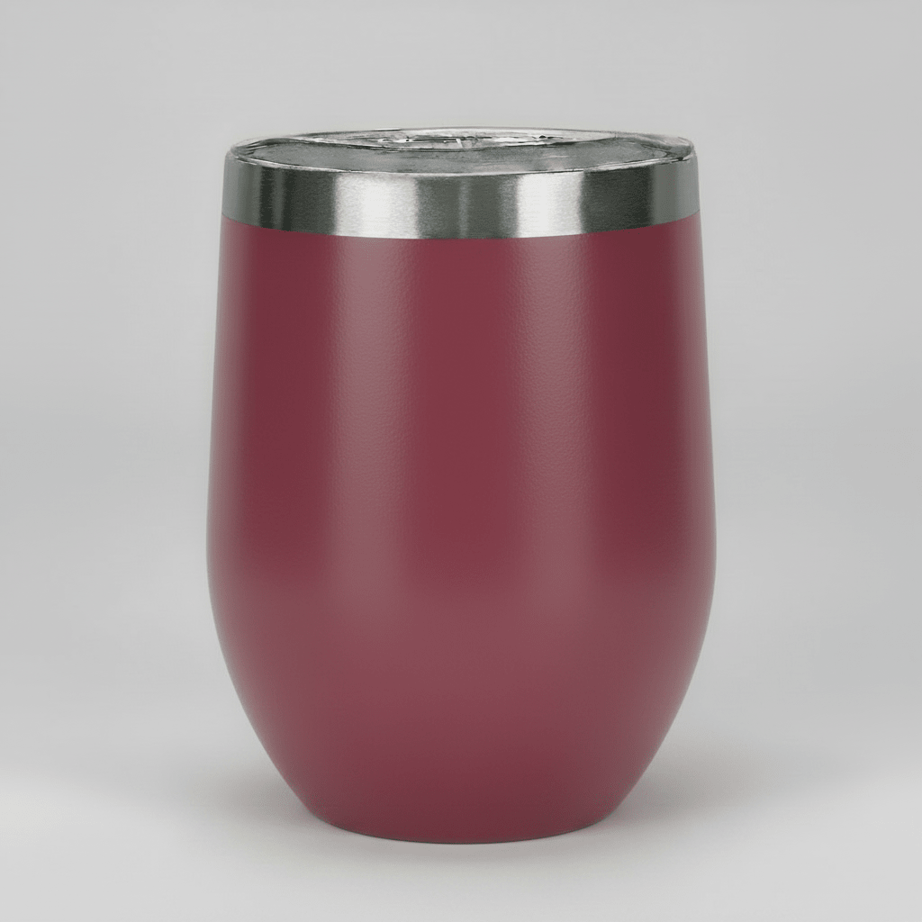 12oz Wine Tumbler - Maroon - LoneStar Adhesive