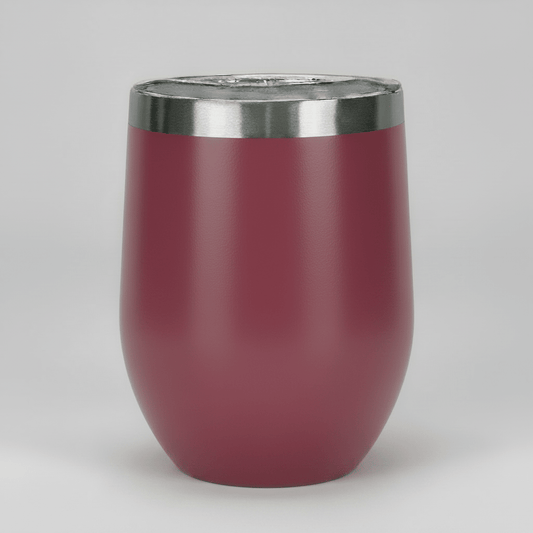 12oz Wine Tumbler - Maroon - LoneStar Adhesive