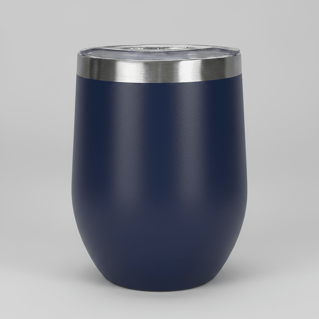 12oz Wine Tumbler - Navy - LoneStar Adhesive