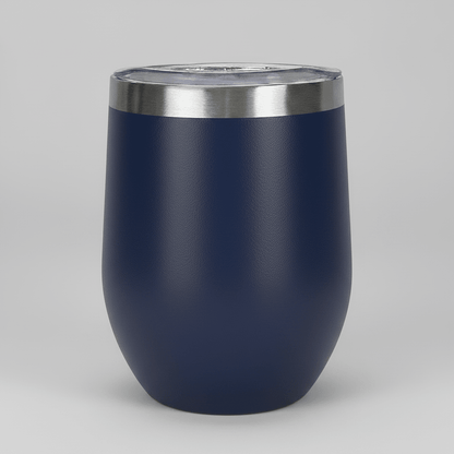 12oz Wine Tumbler - Navy - LoneStar Adhesive