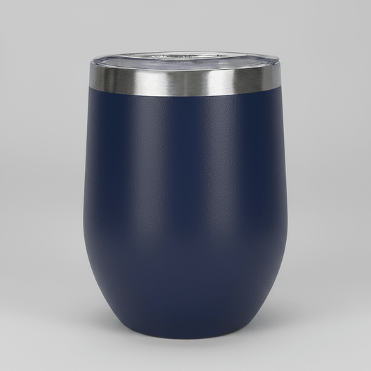 12oz Wine Tumbler - Navy - LoneStar Adhesive